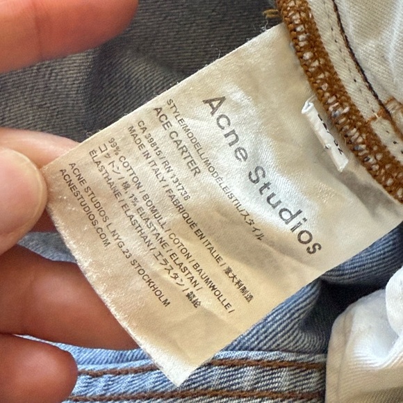 Acne Blue Men Jeans - Picture 16 of 16